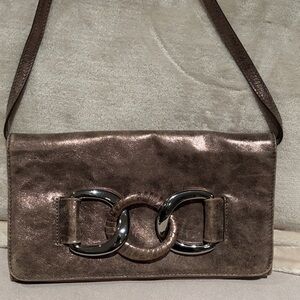 MICHAEL Michael Kors Metallic Brown Clutch
